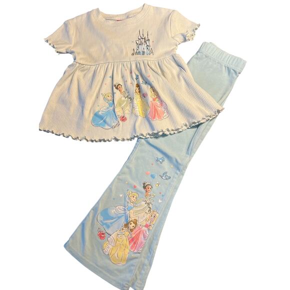 Disney Princess Outfit Flare Leg Babydoll Top Size 4 - Picture 1 of 11